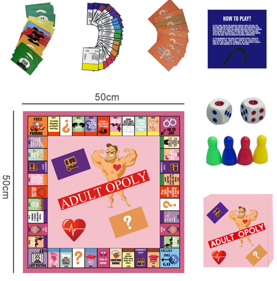 Couples Monopoly Board Game