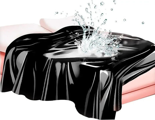 BDSM Waterproof Adult Sex Bed Sheets Mess-Proof Play Sheet for AdultsBed Mattress Cover for Couple Messy Play Portable for Women Sweater Sq197 Black