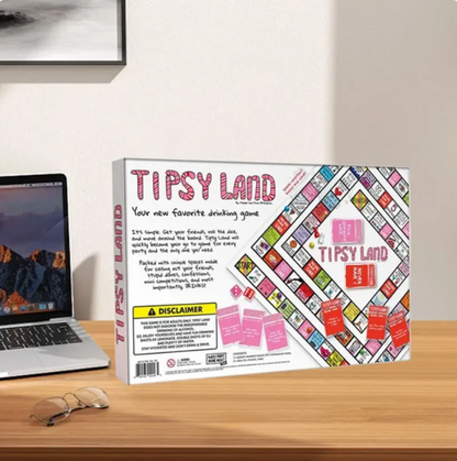 Tipsyland Drinking Party Board Game - Adult Party Game