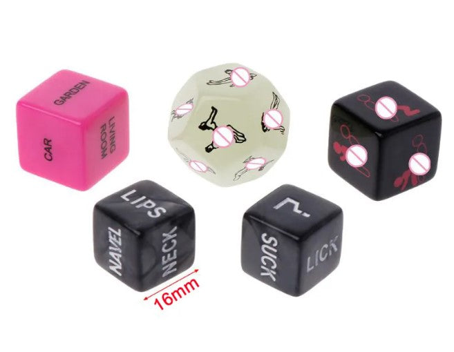 Couple Dice Set of 5