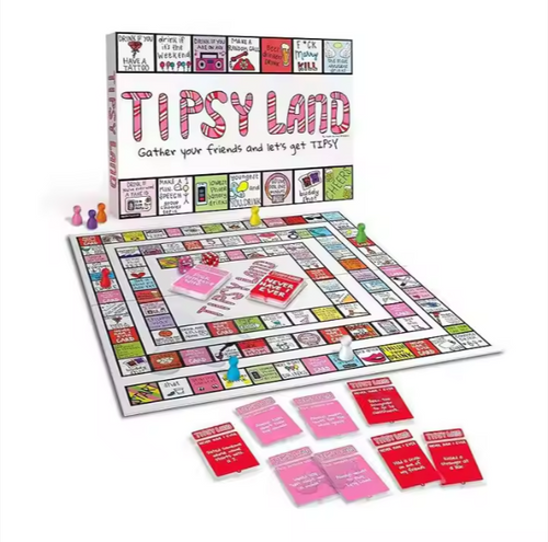 Tipsyland Drinking Party Board Game - Adult Party Game