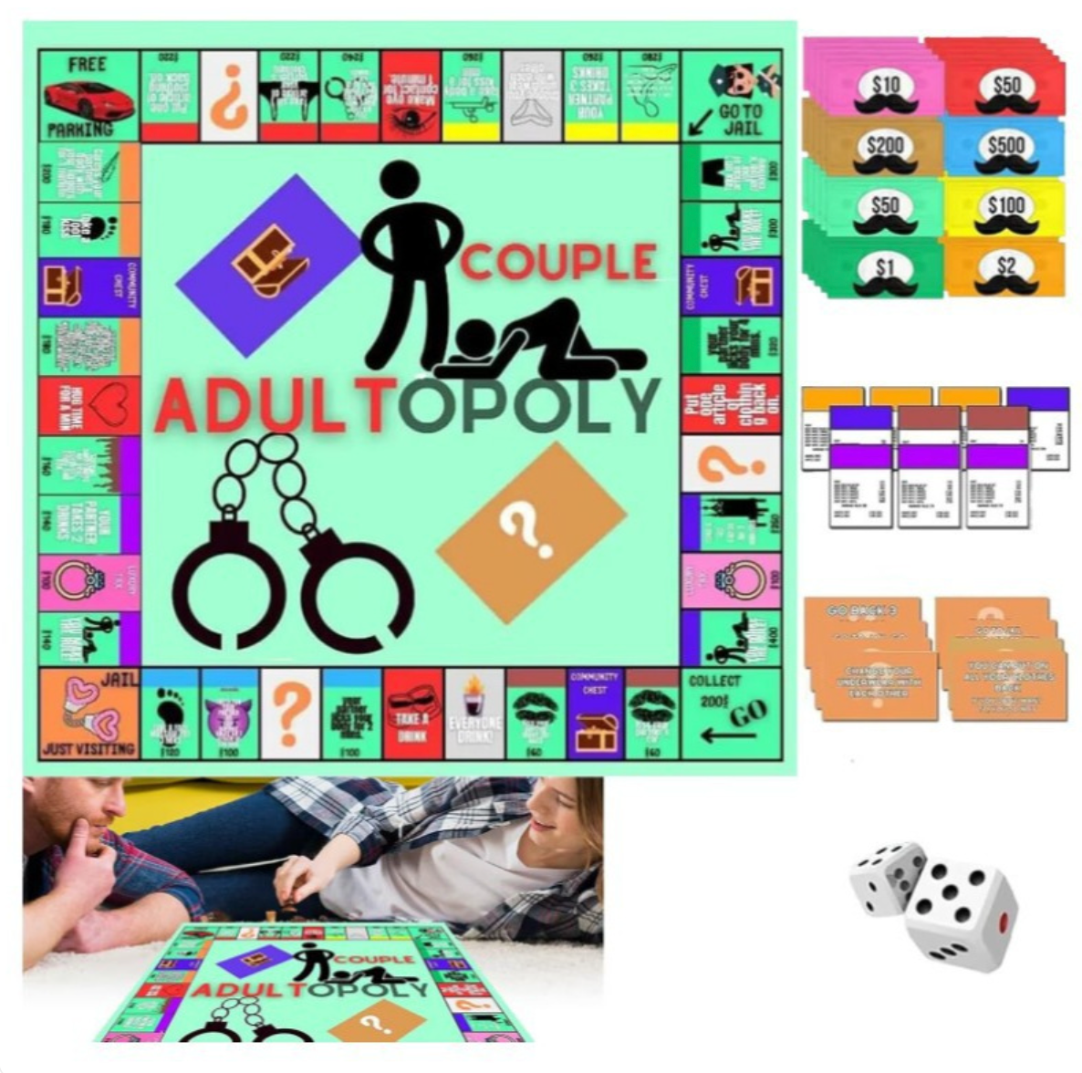 Couples Monopoly Board Game
